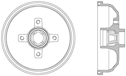 Тормозный барабан (OPEN PARTS: BAD9019.40)