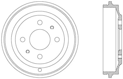 Тормозный барабан (OPEN PARTS: BAD9031.10)