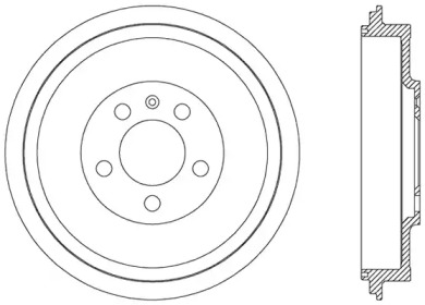 Тормозный барабан (OPEN PARTS: BAD9049.10)