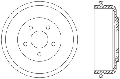 Тормозный барабан (OPEN PARTS: BAD9073.10)