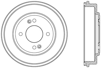Тормозный барабан (OPEN PARTS: BAD9082.10)