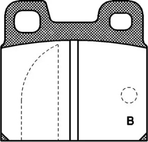 Комплект тормозных колодок (OPEN PARTS: BPA0005.11)