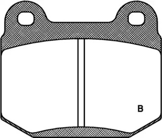 Комплект тормозных колодок (OPEN PARTS: BPA0014.01)