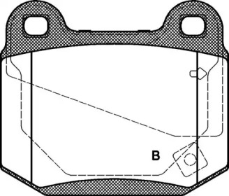 Комплект тормозных колодок (OPEN PARTS: BPA0014.52)