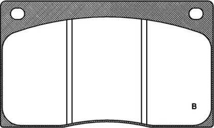 Комплект тормозных колодок (OPEN PARTS: BPA0044.02)