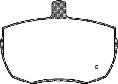 Комплект тормозных колодок (OPEN PARTS: BPA0056.04)