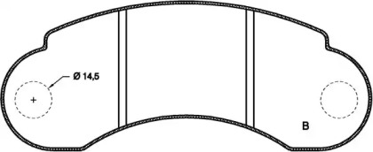 Комплект тормозных колодок (OPEN PARTS: BPA0142.20)