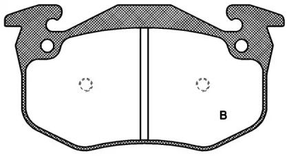 Комплект тормозных колодок (OPEN PARTS: BPA0144.70)