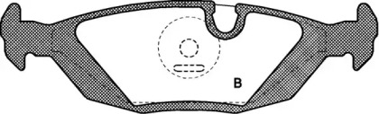 Комплект тормозных колодок (OPEN PARTS: BPA0155.00)