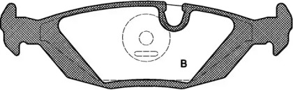 Комплект тормозных колодок (OPEN PARTS: BPA0155.10)