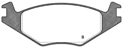 Комплект тормозных колодок (OPEN PARTS: BPA0171.10)