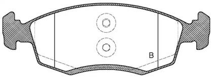 Комплект тормозных колодок (OPEN PARTS: BPA0172.32)