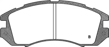 Комплект тормозных колодок (OPEN PARTS: BPA0191.12)