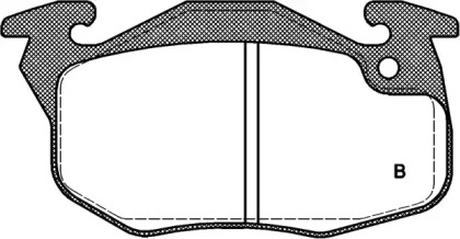 Комплект тормозных колодок (OPEN PARTS: BPA0192.10)