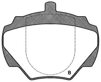 Комплект тормозных колодок (OPEN PARTS: BPA0222.01)