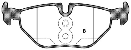 Комплект тормозных колодок (OPEN PARTS: BPA0265.40)