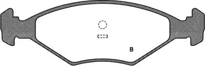 Комплект тормозных колодок (OPEN PARTS: BPA0281.12)