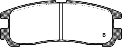 Комплект тормозных колодок (OPEN PARTS: BPA0291.02)