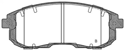 Комплект тормозных колодок (OPEN PARTS: BPA0293.11)