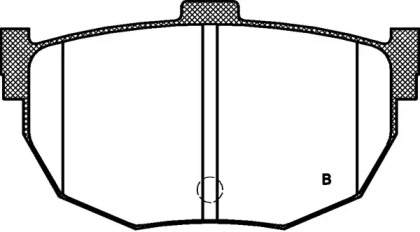 Комплект тормозных колодок (OPEN PARTS: BPA0294.32)