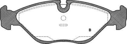 Комплект тормозных колодок (OPEN PARTS: BPA0319.00)