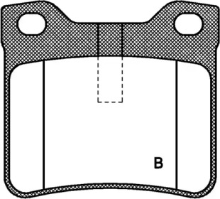 Комплект тормозных колодок (OPEN PARTS: BPA0321.10)