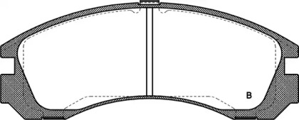 Комплект тормозных колодок (OPEN PARTS: BPA0354.02)