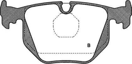 Комплект тормозных колодок (OPEN PARTS: BPA0381.00)