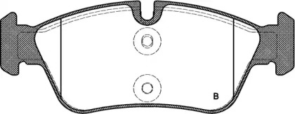 Комплект тормозных колодок (OPEN PARTS: BPA0384.60)