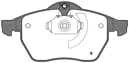 Комплект тормозных колодок (OPEN PARTS: BPA0390.32)