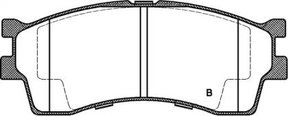 Комплект тормозных колодок (OPEN PARTS: BPA0415.32)