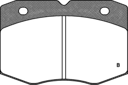 Комплект тормозных колодок (OPEN PARTS: BPA0435.02)