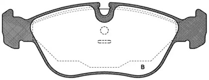 Комплект тормозных колодок (OPEN PARTS: BPA0446.00)