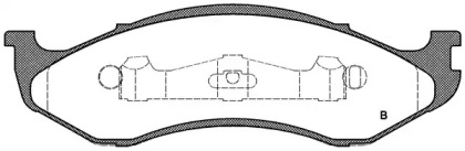 Комплект тормозных колодок (OPEN PARTS: BPA0467.20)