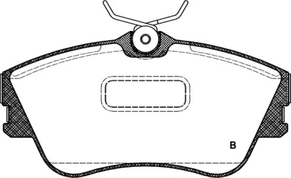 Комплект тормозных колодок (OPEN PARTS: BPA0480.21)