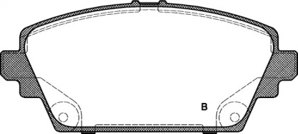 Комплект тормозных колодок (OPEN PARTS: BPA0694.02)