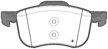 Комплект тормозных колодок (OPEN PARTS: BPA0713.00)