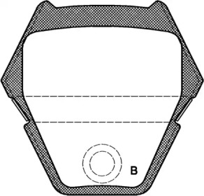 Комплект тормозных колодок (OPEN PARTS: BPA0752.22)