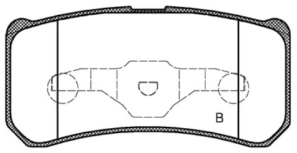 Комплект тормозных колодок (OPEN PARTS: BPA0803.22)