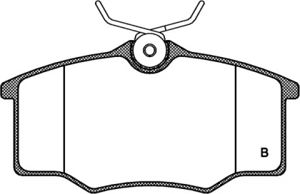 Комплект тормозных колодок (OPEN PARTS: BPA0846.00)