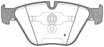 Комплект тормозных колодок (OPEN PARTS: BPA0857.00)