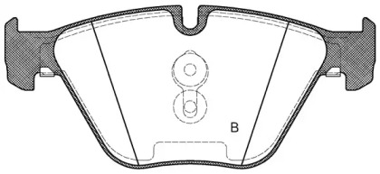 Комплект тормозных колодок (OPEN PARTS: BPA0857.30)