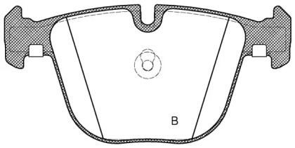 Комплект тормозных колодок (OPEN PARTS: BPA0892.20)