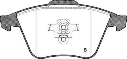 Комплект тормозных колодок (OPEN PARTS: BPA0964.32)