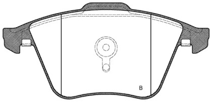 Комплект тормозных колодок (OPEN PARTS: BPA0964.41)