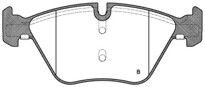 Комплект тормозных колодок (OPEN PARTS: BPA1052.00)