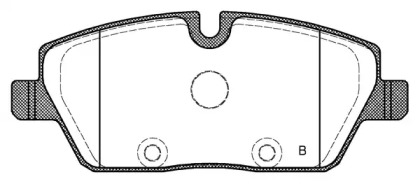 Комплект тормозных колодок (OPEN PARTS: BPA1131.10)