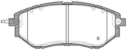 Комплект тормозных колодок (OPEN PARTS: BPA1137.02)