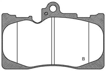 Комплект тормозных колодок (OPEN PARTS: BPA1180.02)