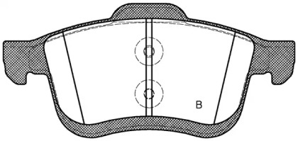 Комплект тормозных колодок (OPEN PARTS: BPA1183.42)